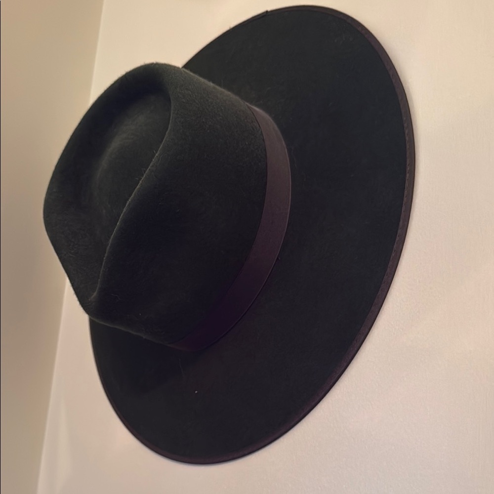 Dark Green Wide-Brim Rancher Hat Lack of Colour
